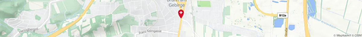 Map representation of the location for Apotheke Zur Maria Heil der Kranken in 2345 Brunn am Gebirge